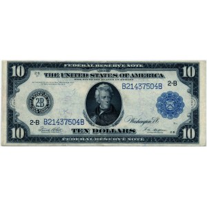 USA, 10 dolarów 1914, Jackson, Federal Reserve Bank of New York