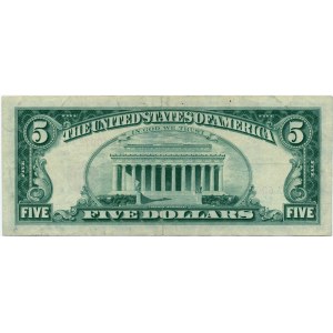 USA, 5 dolarów 1963, Lincoln