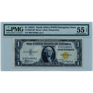 USA, $1 1935A, North Africa, Washington