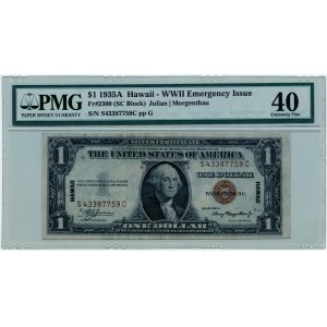 USA, $1 1935A, Hawaii, Washington