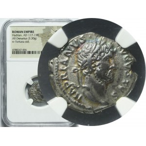 Cesarstwo Rzymskie, Hadrian (117-138 ne), Denar, Rzym, ładny