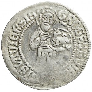 R-, Schlesien, Maciej I. Korwin (1469- 1490), Pfennig ohne Datum, Wrocław