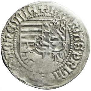 R-, Schlesien, Maciej I. Korwin (1469- 1490), Pfennig ohne Datum, Wrocław