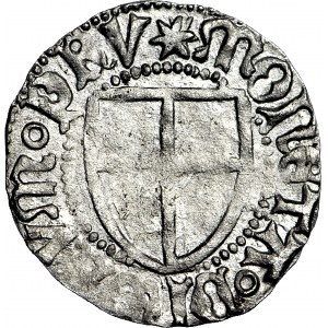RR-, Zakon Krzyżacki, Henryk VI Reuss von Plauen 1467-1470, Szeląg, tarcza na rewersie