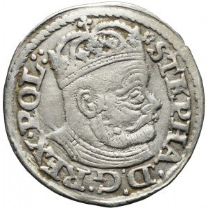 RR-, Stefan Batory, Trojak 1580, Olkusz, no denomination, rare