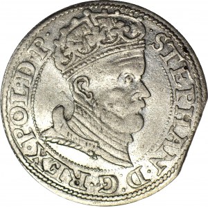 RRR-, Stefan Batory, 1578 penny, Gdansk, STAR AND CROSS, Parchimovich c.a.
