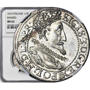 RR-, Sigismund III Vasa, Ort 1612 Danzig, EXKLUSIV