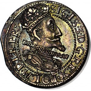 R-, Sigismund III Vasa, Ort 1613, Danzig, selten, Münze