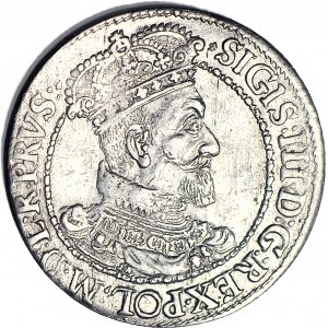R-, Zygmunt III Waza, Ort 1618, Gdańsk, S-A przy łapach lwów, piękny