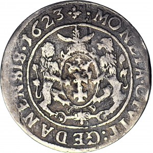 RRR-, Sigismund III Vasa, Ort 1623 Gdansk PR, VOLLES DATUM IN OPTION