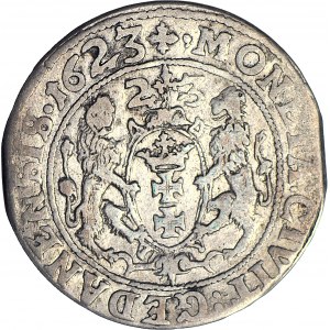 R-, Sigismund III Vasa, Ort 1623 Gdansk PRV, 2-3 additional full date 1623, R3