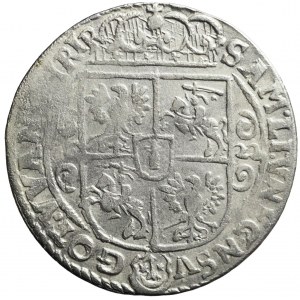 R-, Zygmunt III Waza, Ort Bydgoszcz 1622, błąd VVAN (zamiast VAN), Shatalin R6, rzadki