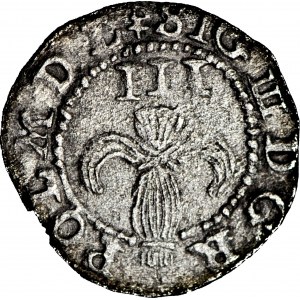 RRR-, Zygmunt III Waza, Ternar 1591 Snopek Wazów, Olkusz, T. 150 mk, R8