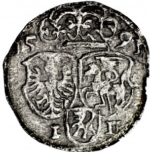 RRR-, Sigismund III Vasa, Ternar 1591 Snopek Vasa, Olkusz, T. 150 mk, R8