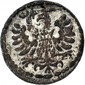 R-, Zygmunt III Waza, Denar 1590, Gdańsk, R3, rzadki pierwszy rocznik