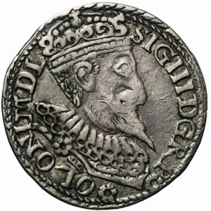 RR-, Zygmunt III Waza, Trojak 1598 Olkusz, dwie rozety R4