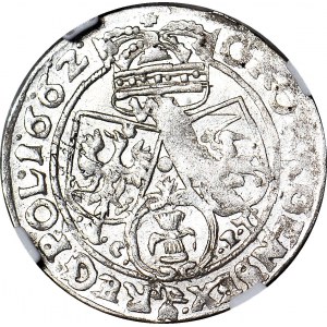 Johannes II. Kasimir, Sixpence Lemberg 1662 AcpT, Münze