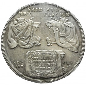 R-, August II Mocny, Talar Wikariacki 1711, Drezno, ładny