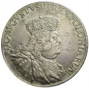 August III Sas, Crown thaler 1755, Leipzig