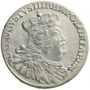 Augustus III Saxon, Sixpence 1756, Leipzig, nice