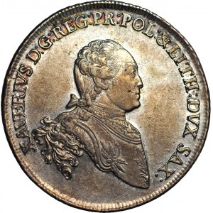 Xaver als Verwalter, Thaler 1766, Dresden, schön