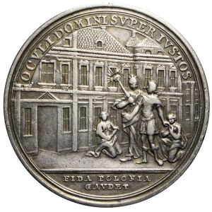 Stanislaw A. Poniatowski, Medaille 1771, Oexlein, Entführung des Königs