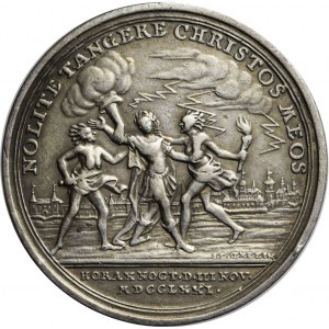 Stanisław A. Poniatowski, Medal 1771, Oexlein, Porwanie króla