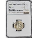 RR-, Stanislaw A. Poniatowski, 10 copper pennies 1792, MV error, minted