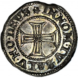RR-, Vorpommern, Pfeilspitze, Pfennig 1613, gestempelt