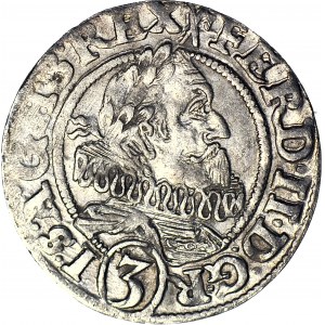 Śląsk, Ferdynand II, 3 krajcary 1628 (HR), Wrocław, ładny