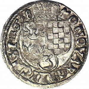 Śląsk, Księstwo Legnicko-Brzesko-Wołowskie, 3 krajcary 1618, Złoty Stok, mennicze