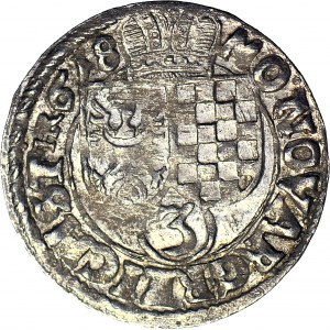 Schlesien, Herzogtum Legnicko-Brzesko-Wołowskie, 3 Krajcars 1618, Zloty Stok, gemünzt