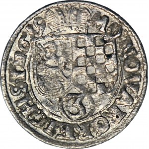 Schlesien, Herzogtum Legnicko-Brzesko-Wołowskie, 3 Krajcars 1619, Zloty Stok, gemünzt