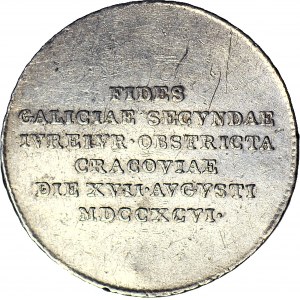 Galicia and Lodomeria, Token to commemorate the tribute in Kraków 1796, smaller 21mm