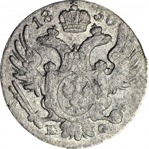 RR-, Kingdom of Poland, 10 groszy 1830 KG, lowest mintage