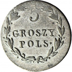 Königreich Polen, 5 groszy 1819, schön
