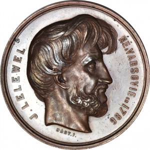 R-, Medal, Joachim Lelewel 1858, 72mm