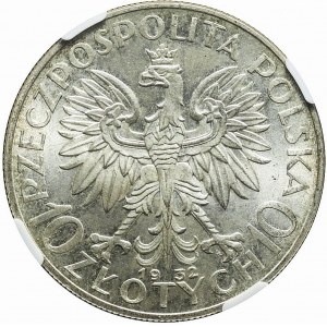10 gold 1932, Head, Warsaw, minted