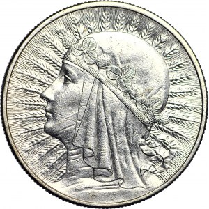 10 złotych 1932, Głowa, Londyn, mennicza