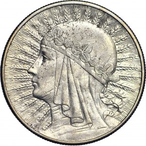 10 złotych 1932, Głowa, Londyn, mennicza