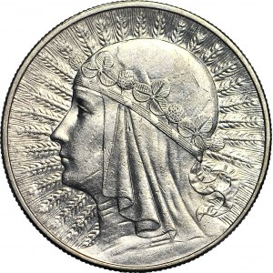 10 złotych 1932, Głowa, Londyn, mennicza