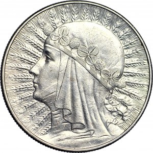 10 złotych 1932, Głowa, Londyn, mennicza