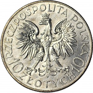 10 Zloty 1933, Traugutt, Münze