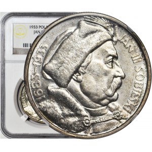 10 Zloty 1933, Sobieski, AUSGEZEICHNET