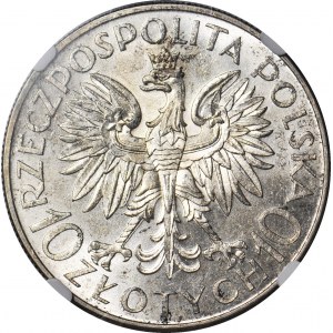 10 Zloty 1933, Sobieski, AUSGEZEICHNET