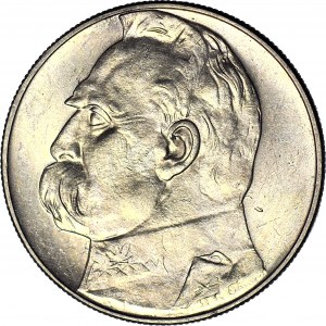 10 gold 1935, Pilsudski, minted