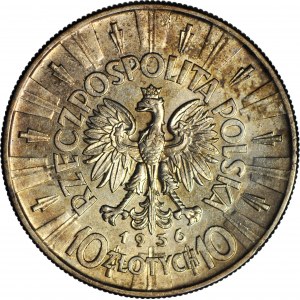 10 złotych 1936, Piłsudski, menniczy