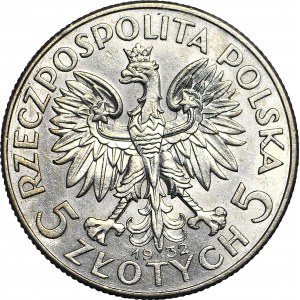 5 złotych 1932, Głowa, Londyn, mennicza