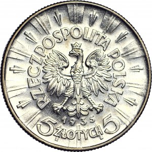 5 Zloty 1936, Piłsudski, Münzstätte