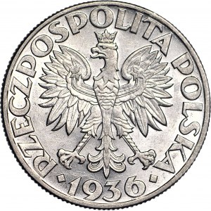 5 złotych 1936 Żaglowiec, menniczy